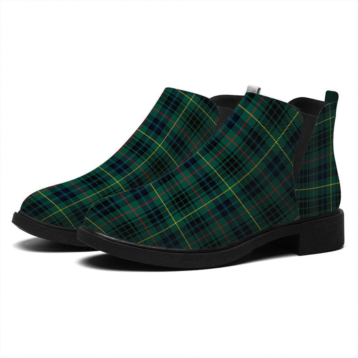 Stewart Hunting Modern Tartan Flat Ankle Boots