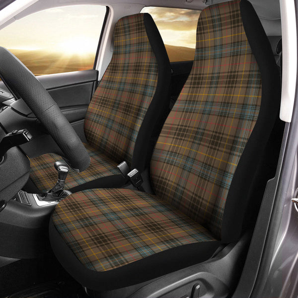 Stewart Hunting Weathered Clan Badge Tartan Car Seat Covers