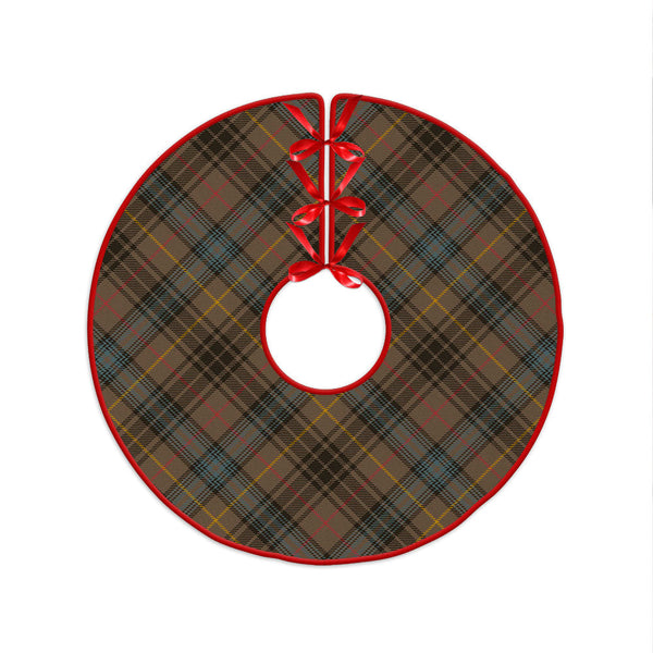 Stewart Hunting Weathered Clan Badge Tartan Christmas Tree Skirt