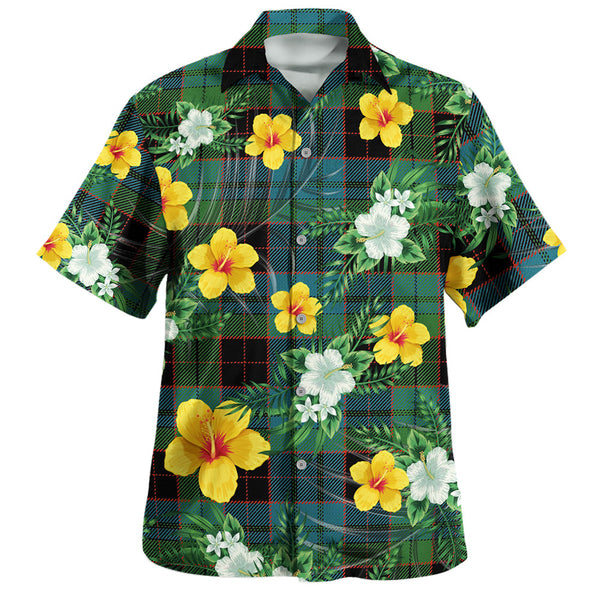 Stewart Old Ancient Clan Badge Tartan Hawaiian Shirt Summer Vibes Style