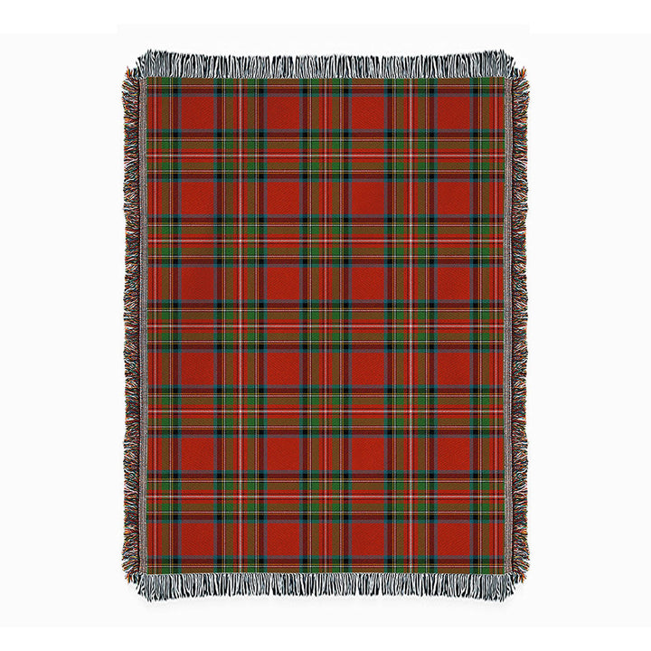 Stewart Royal (Royal Stewart) Ancient Clan Badge Tartan Woven Blanket