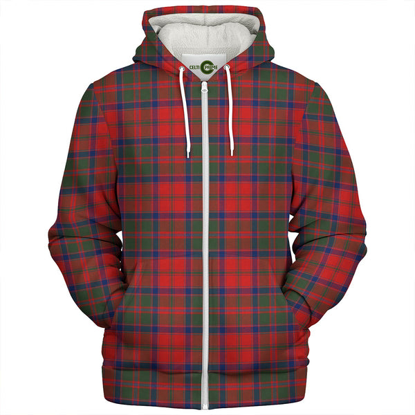 Stewart of Ardshiel Modern Clan Badge Tartan Sherpa Hoodie