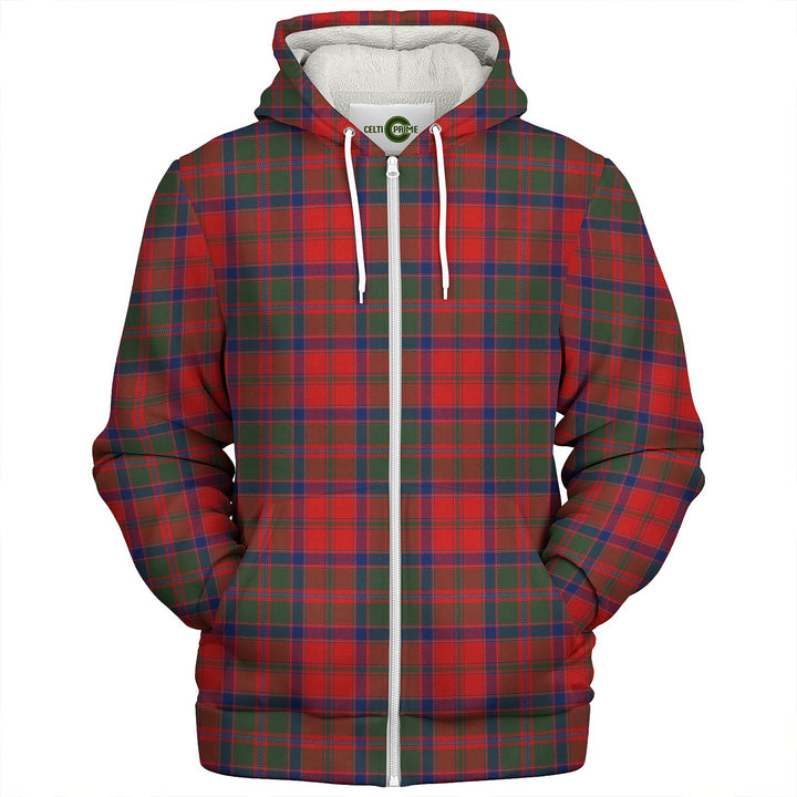 Stewart of Ardshiel Modern Clan Badge Tartan Sherpa Hoodie