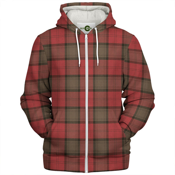 Stewart of Atholl Weathered Clan Badge Tartan Sherpa Hoodie