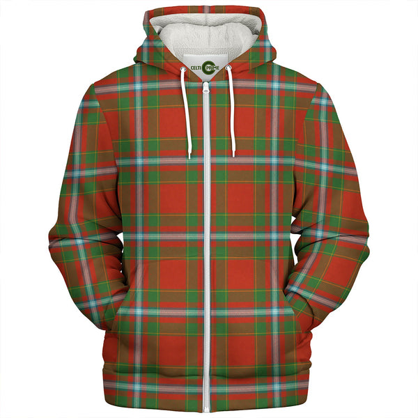 Stewart of Fingask Ancient Clan Badge Tartan Sherpa Hoodie