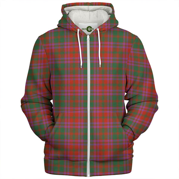 Stewart of Killiecrankie Ancient Clan Badge Tartan Sherpa Hoodie