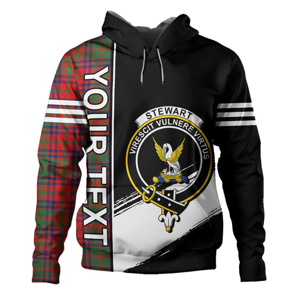 Stewart of Killiecrankie Modern Clan Badge Tartan Hoodie Quarter Style Personalized