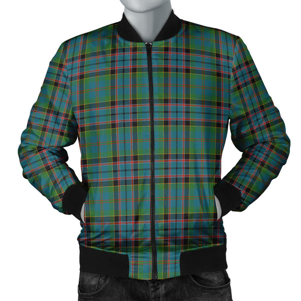 Stinson (Stephenson Stevenson) Ancient Clan Badge Tartan Bomber Jacket