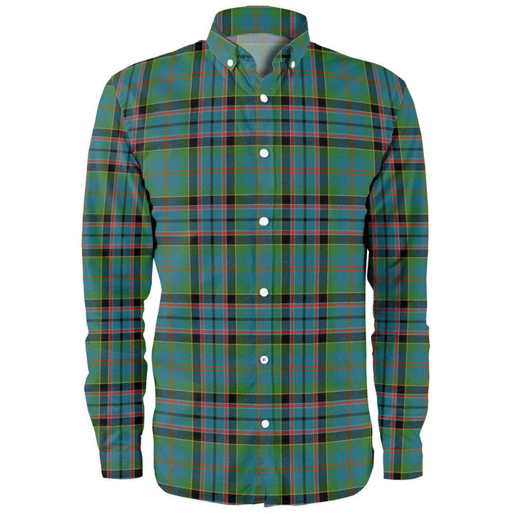 Stinson (Stephenson Stevenson) Ancient Clan Badge Tartan Long Sleeve Shirt
