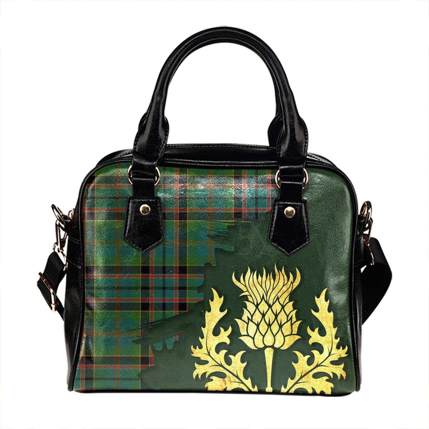 Stinson (Stephenson Stevenson) Ancient Tartan Shoulder Handbag Thistle ...