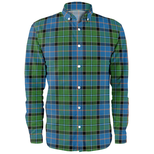 Stirling Ancient Clan Badge Tartan Long Sleeve Shirt