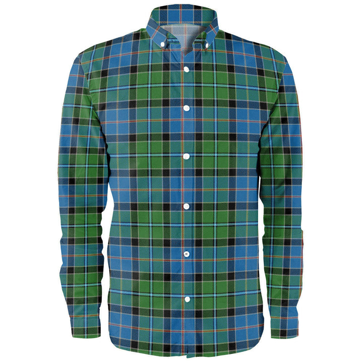 Stirling Ancient Clan Badge Tartan Long Sleeve Shirt