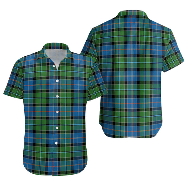 Stirling Ancient Clan Badge Tartan Short Sleeve Shirt