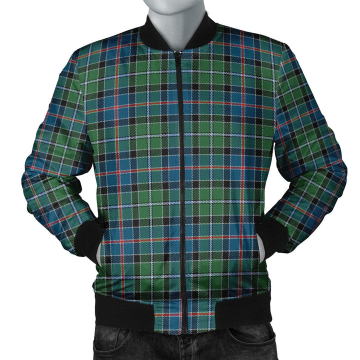 Stirling Modern Clan Badge Tartan Bomber Jacket