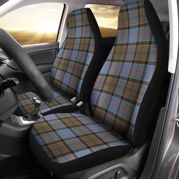 Stirling Weathered Clan Badge Tartan Car Seat Covers