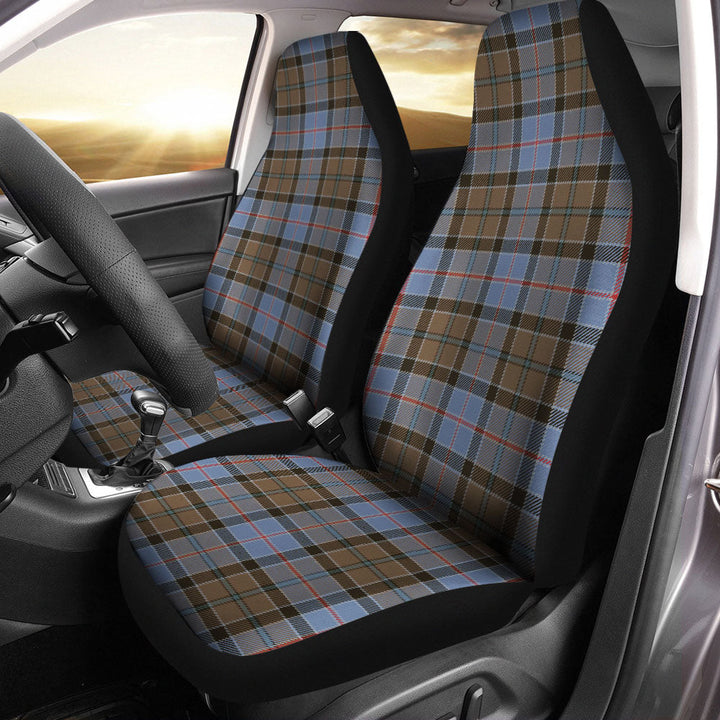 Stirling Weathered Clan Badge Tartan Car Seat Covers