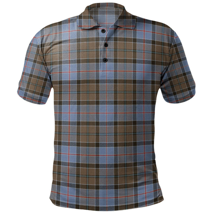 Stirling Weathered Clan Badge Tartan Polo Shirt