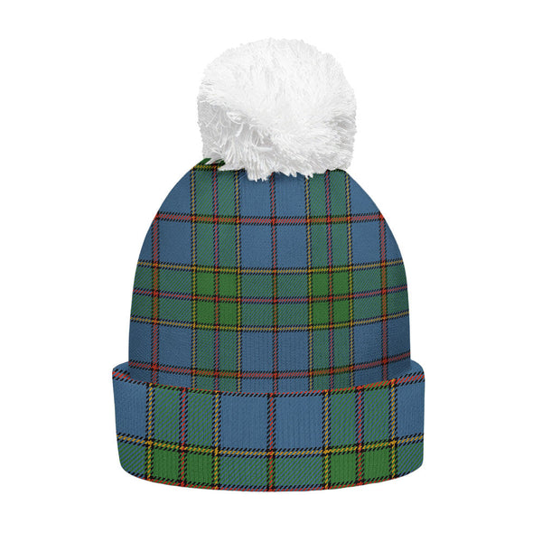 Strachan Ancient Clan Badge Tartan Bobble Beanie Hat