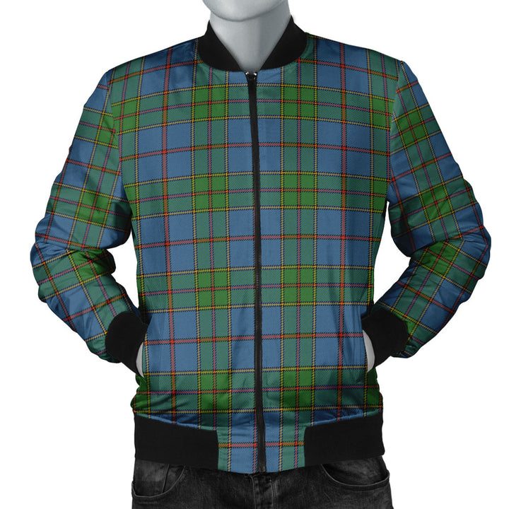 Strachan Ancient Clan Badge Tartan Bomber Jacket