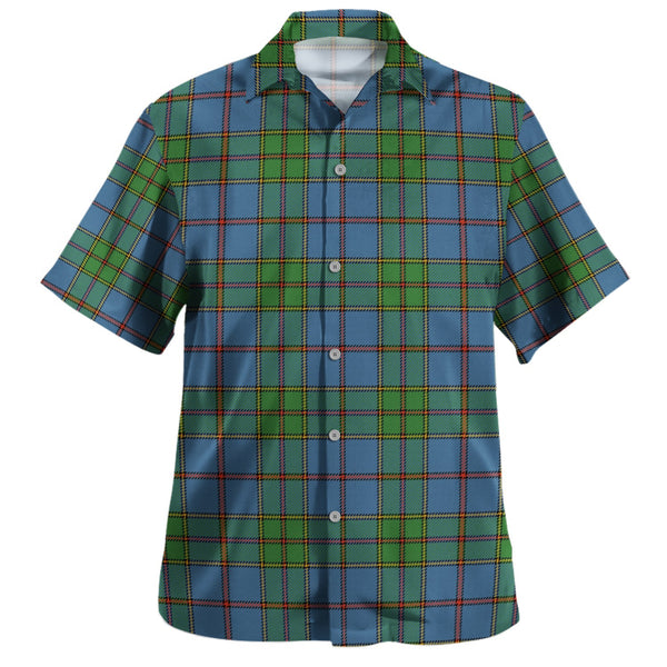 Strachan Ancient Clan Badge Tartan Hawaiian Shirt