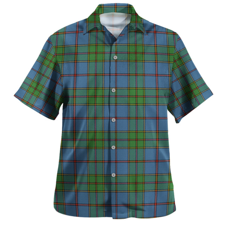 Strachan Ancient Clan Badge Tartan Hawaiian Shirt