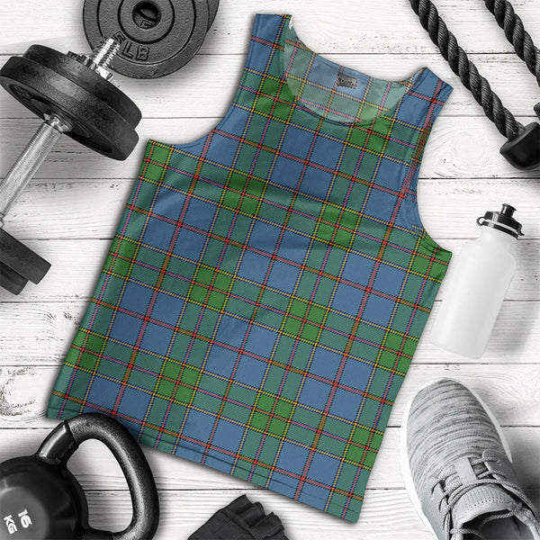 Strachan Ancient Clan Badge Tartan Men Tank Top