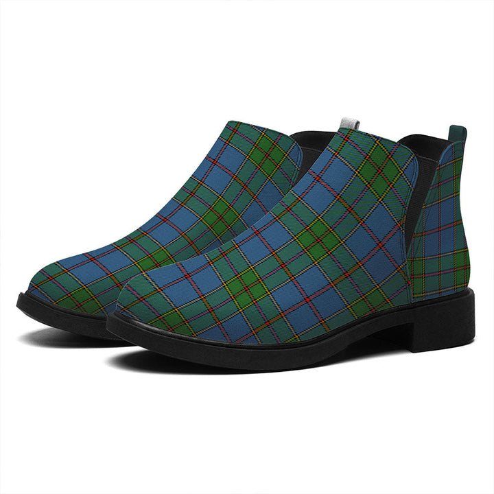 Strachan Ancient Tartan Flat Ankle Boots