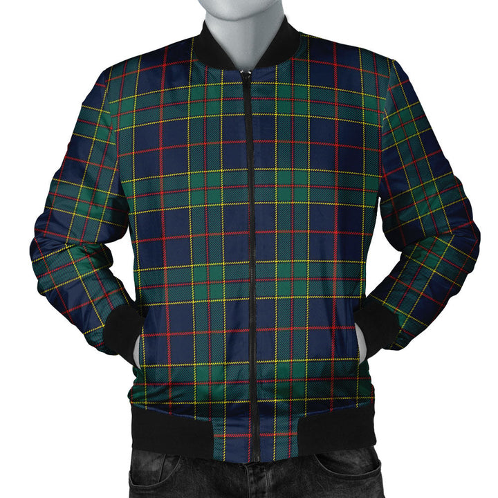 Strachan Modern Clan Badge Tartan Bomber Jacket