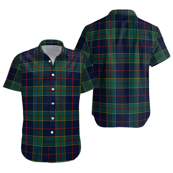 Strachan Modern Clan Badge Tartan Short Sleeve Shirt
