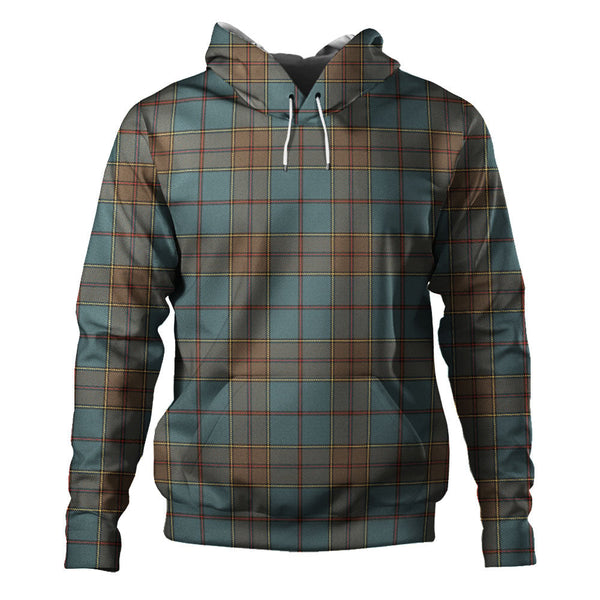Strachan Weathered Clan Badge Tartan Hoodie