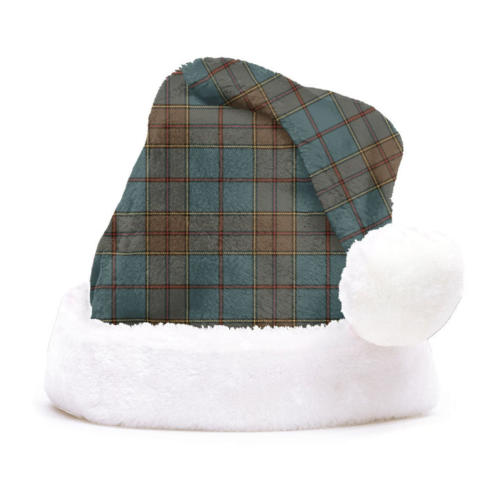 Strachan Weathered Clan Badge Tartan Plush Christmas Hat