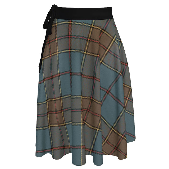 Strachan Weathered Tartan Wrap Skirt