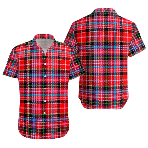 Straiton Clan Badge Tartan Short Sleeve Shirt