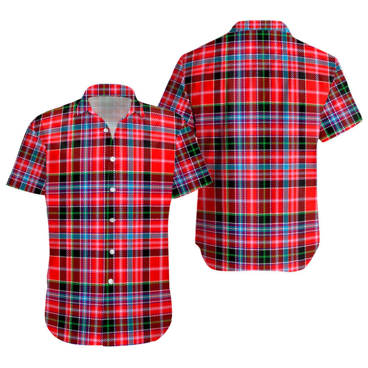 Straiton Clan Badge Tartan Short Sleeve Shirt