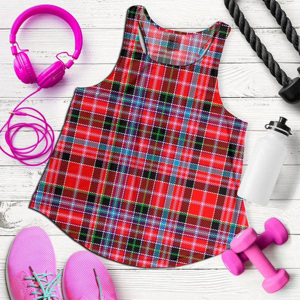 Straiton Clan Badge Tartan Women Racerback Tank Top