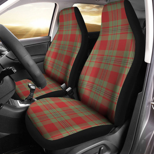 Strang Weathered Clan Badge Tartan Car Seat Covers