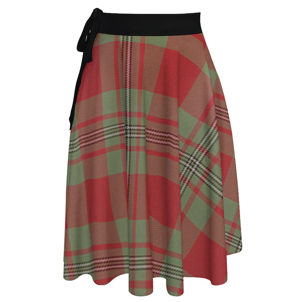 Strang Weathered Tartan Wrap Skirt