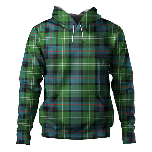 Sutherland Ancient Clan Badge Tartan Hoodie
