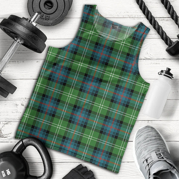 Sutherland Ancient Clan Badge Tartan Men Tank Top