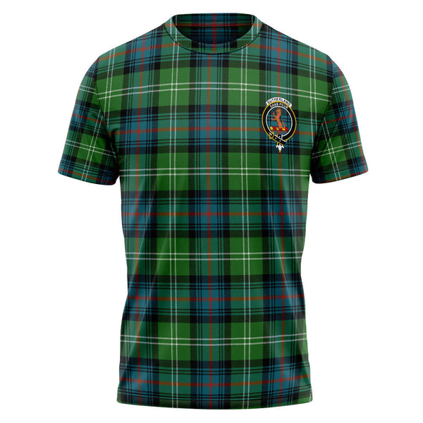 Sutherland Ancient Clan Badge Tartan T-Shirt
