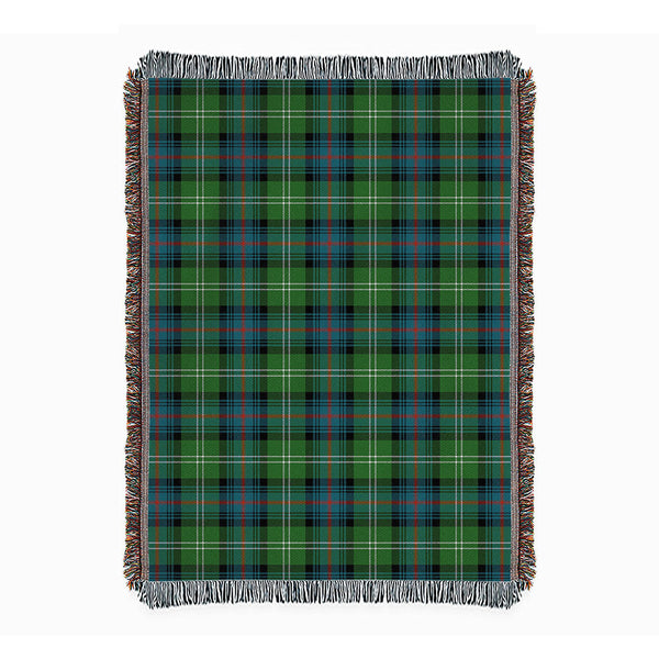 Sutherland Ancient Clan Badge Tartan Woven Blanket