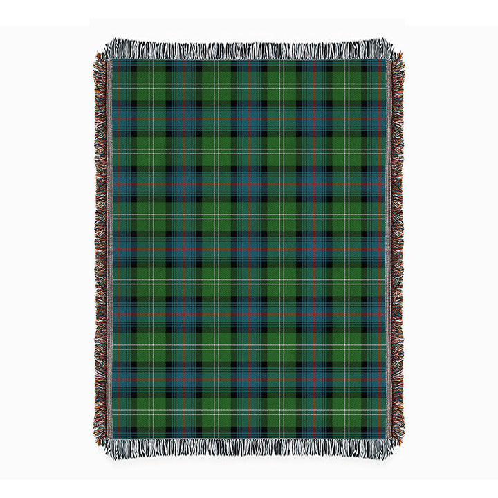 Sutherland Ancient Clan Badge Tartan Woven Blanket