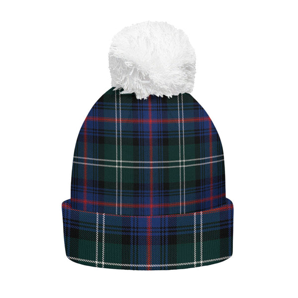 Sutherland Modern Clan Badge Tartan Bobble Beanie Hat