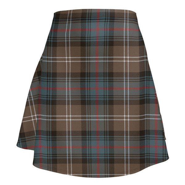 Sutherland Weathered Clan Badge Tartan Flared Skirt