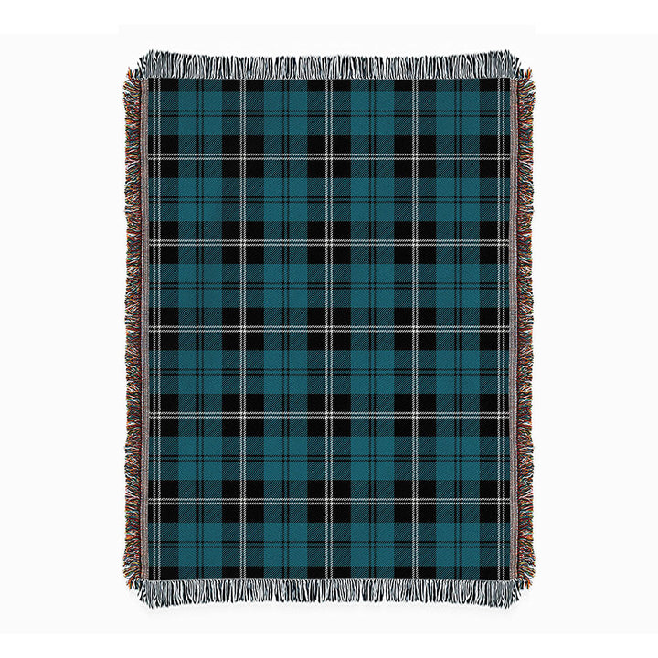 Swan Ancient Clan Badge Tartan Woven Blanket