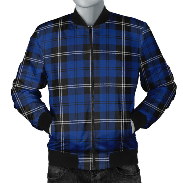 Swan Modern Clan Badge Tartan Bomber Jacket