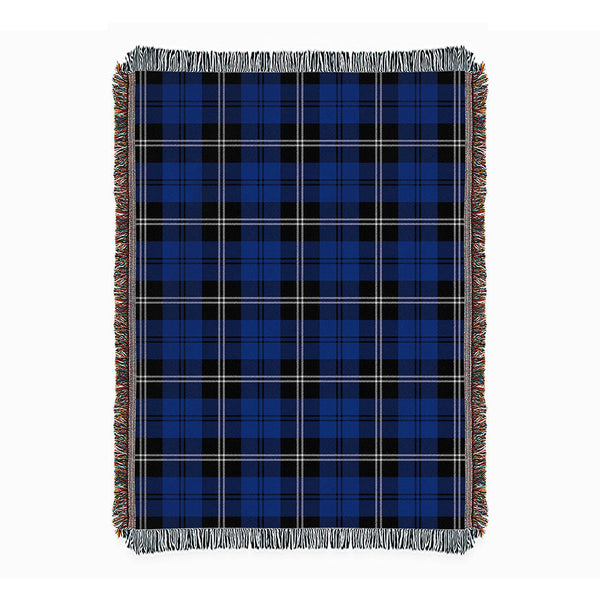 Swan Modern Clan Badge Tartan Woven Blanket