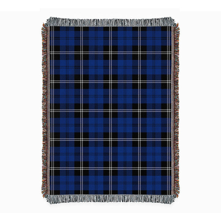 Swan Modern Clan Badge Tartan Woven Blanket