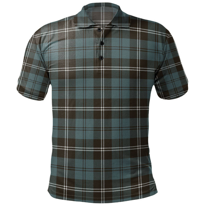Swan Weathered Clan Badge Tartan Polo Shirt