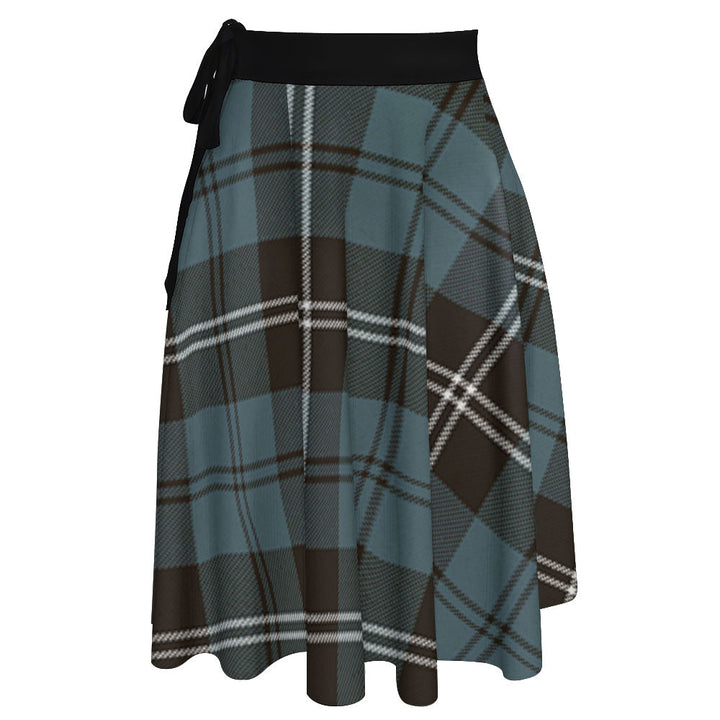Swan Weathered Tartan Wrap Skirt